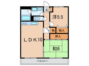 オークヴィラの物件間取画像